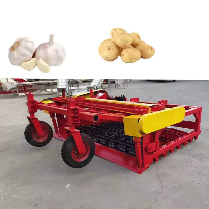 Agricultural Machinery Tractor Harlic Harvester Spacacing Ajuste Spacacing Garlic Harvester 15-45 CM CM CHETILIZAÇÃO OEM GELLIC Harvester