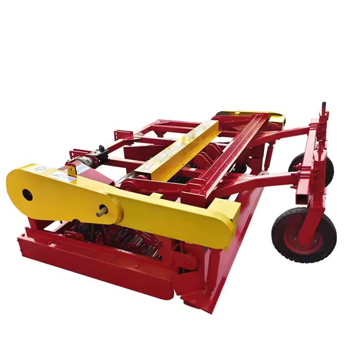 Novo especial agrícola, colheitadeira combinada de hidráulica combinada hidróulica dobrável e eficiência de transporte compacto de transporte de alho colheita de alho