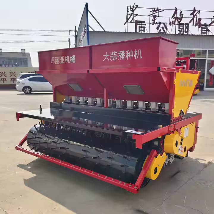 Fornecedor de fábrica de Manfuacturer na venda Máquina de alho semeador Agricultural Máquinas Agricultura Equipamento de alho e transplantador de alho e transplantador